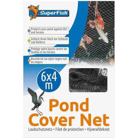 Filet 6x4 Anti Héron Et Anti Feuilles Pour Bassins De Jardin Et Étangs