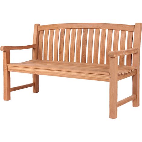 deVries Gartenbank ""WOODIE"" aus Teakholz ergonomische Sitzfläche 150x57x94 cm