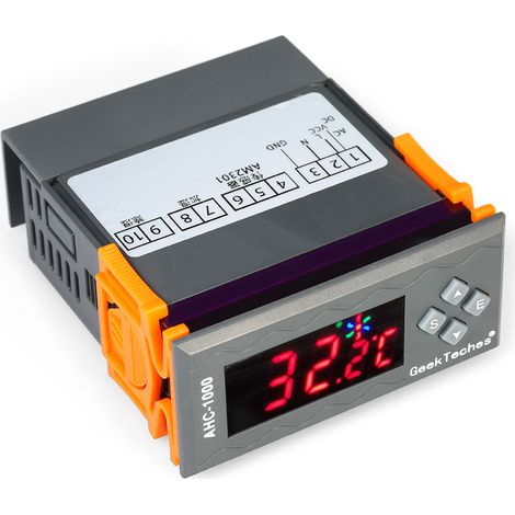 Régulateur d'humidité numérique mini LED 12V 10A avec capteur, plage de mesure 1% à 99,9% HR (1/4)