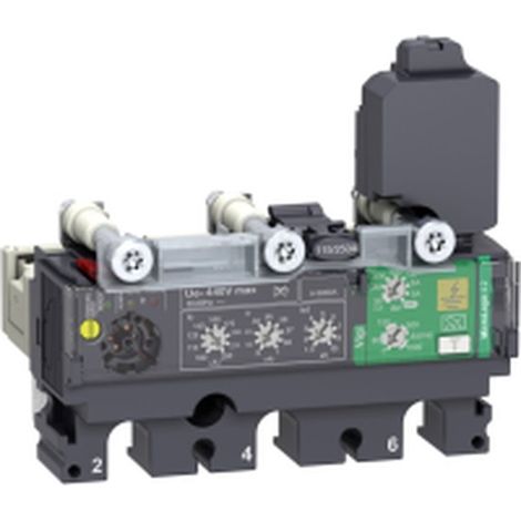 Controlador NSX100 SCHNEIDER 3 polos, 40A, 4.2 kA de capacidad de cortocircuito.