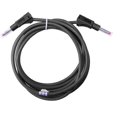 Mueller Electric BU-2323-10-79-0 Cordon de mesure banane mâle 4 mm banane mâle 4 mm 2 m noir 1 pc(s)