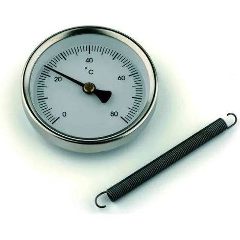REHAU Termometro a contatto 0 - 80 gradi C, 12507471002