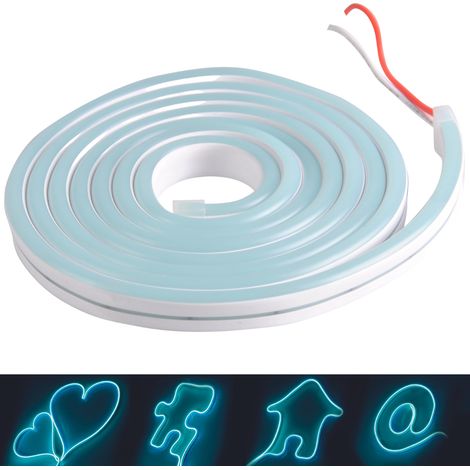 Bande LED Néon flexible étanche 12V 2 m Bleu IP65 Polux (1/5)
