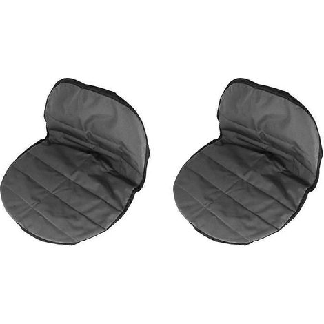 Deux jeux de housses de siège universelles pour tondeuses autoportées/tracteurs, avec rembourrage confortable et sacs de rangement, taille moyenne. (1/5)