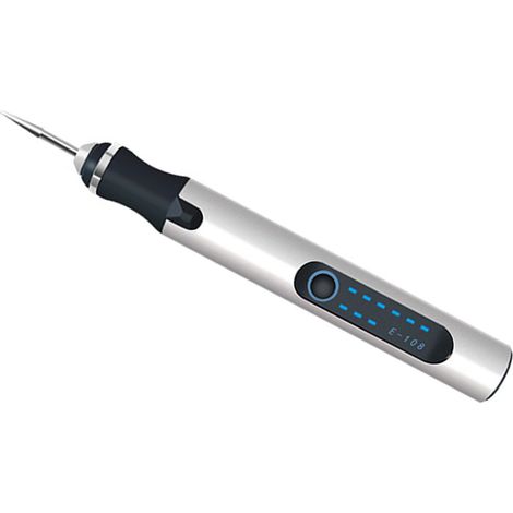 Stylo Graveur Électrique Sans Fil Rechargeable Machine de Polissage Kit Outils pour Ongles Argent (1/5)
