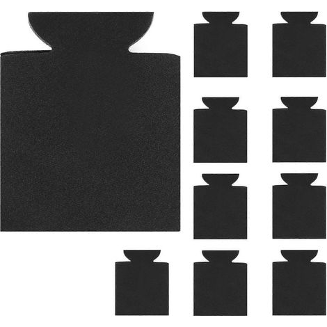 Packung mit 10 schwarzen Neopren-Isolierhüllen für Bierdosen, Becher und Flaschen. (1/5)