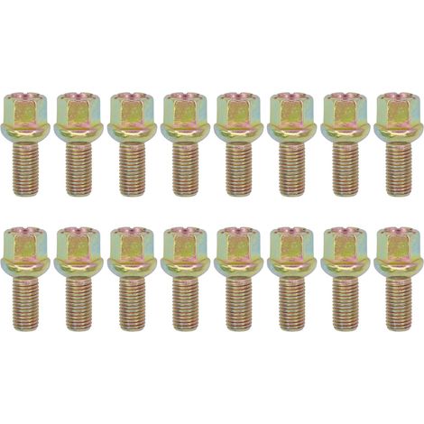 Boulon de roue avec siège conique M12 x 1,5 pour Golf 4, Golf 3, Golf 2, Golf 1, Caddy, Corrado 80, 90, B2, A2, Coupé, Arosa 6H1, Cordoba 6K, Ibiza, Inca, Toledo (1/5)
