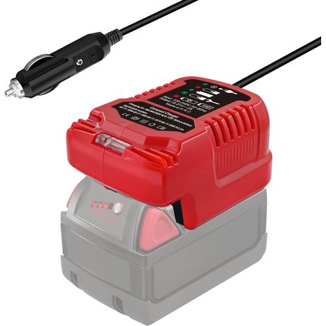 EID Ladegerät für 18V Akku, 2A Mini Ersatz Ladegerät für 18V M18 Li-ION Ladegerät für 48-11-1850 48-11-2401 48-11-1890 Akku