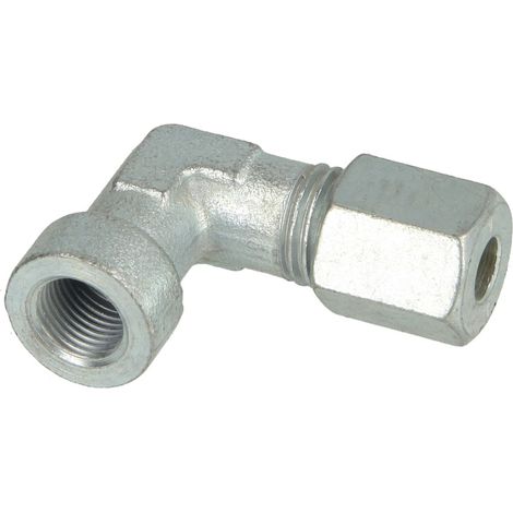 Raccord à visser 1/8'' x 6 mm coudé femelle