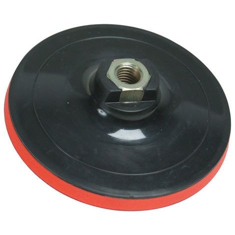 Silverline Hook &amp Loop Backing Pad - 125 x 10mm