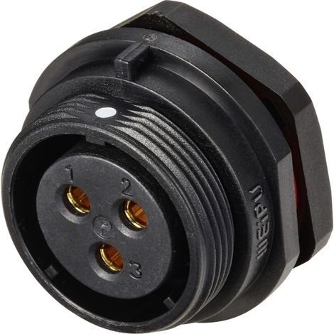 Weipu SP2112 / S 3 Rundstecker Buchse, Einbau Gesamtpolzahl: 3 Serie (Rundsteckverbinder): SP21 1 S