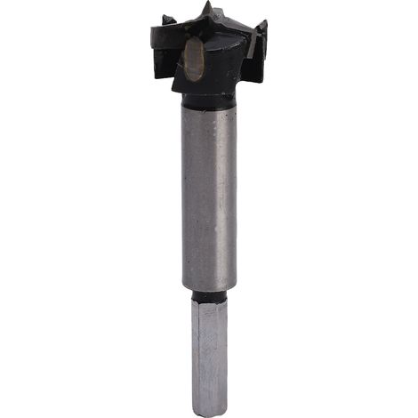 Mèche Forstner à charnière de 25 mm, 3 dents, à ailettes plates, pour le travail du bois et du plastique