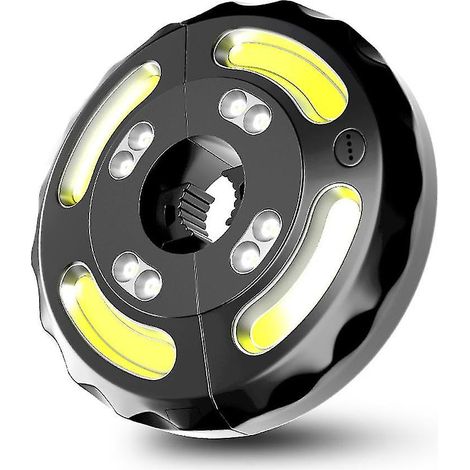 Lampe pour parasol de jardin, pour parasol de terrasse, tente de camping ou autres usages extérieurs (1/2)