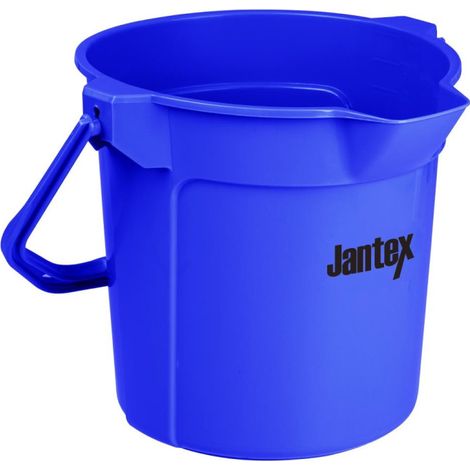Seau gradué avec bec verseur 10L bleu - JANTEX (1/5)