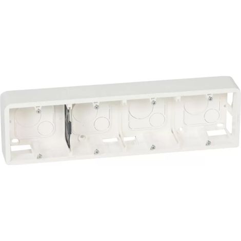 Legrand 080284 - Prog Mosaikrahmen für Stütze ref. 802 54 – Tiefe 40 mm – 10 oder 4x2 Mod. horiz