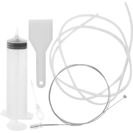Kit de nettoyage 4 pièces pour réfrigérateur : outil de nettoyage pour trou d'évacuation-15.00X3.00X3.00CM (1/4)