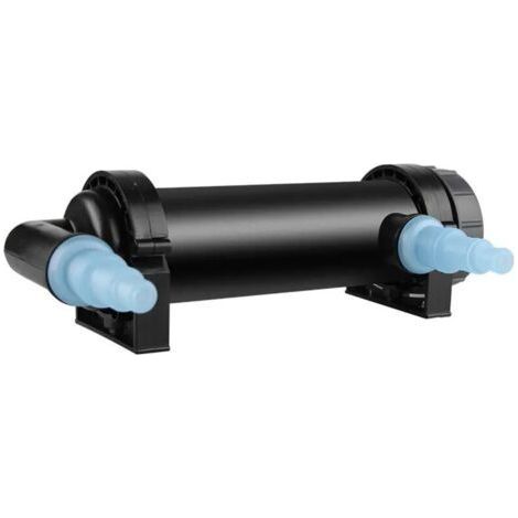 stérilisateur d'eau léger 220 240V 11W UV, lampe de désinfection à ultraviolets pour Aquarium étang réservoir de poissons (1/4)