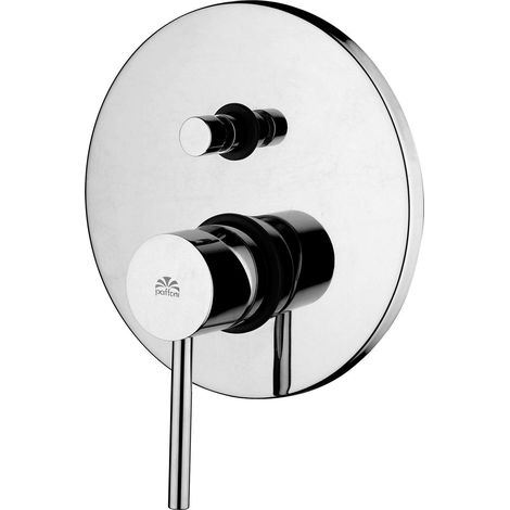 Mezclador de ducha empotrado 2 salidas Paffoni STICK SK015CR  Cromo - 2 salidas