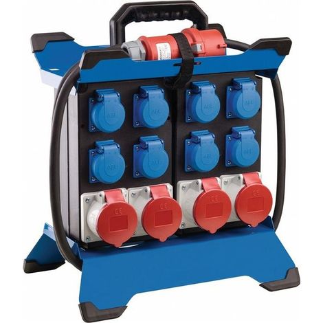 Distribuidor de corriente de suelo CEE STECKY DUO 1 Enchufe CEE 400V.16 A.5 polos AS-SCHWABE