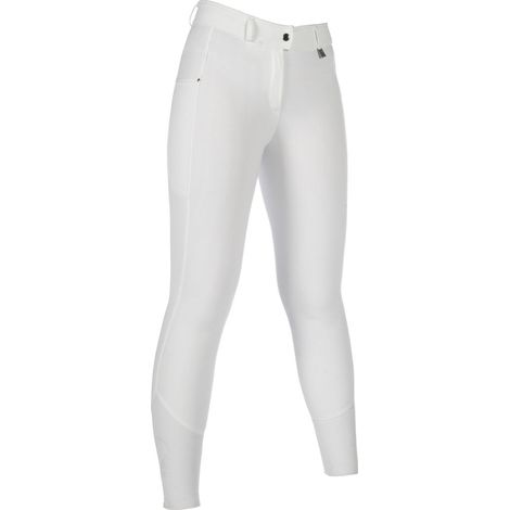 44 IT, bordeaux: Pantaloni da equitazione donna modello Livigno con toppa in silicone sul ginocchio (1/5)