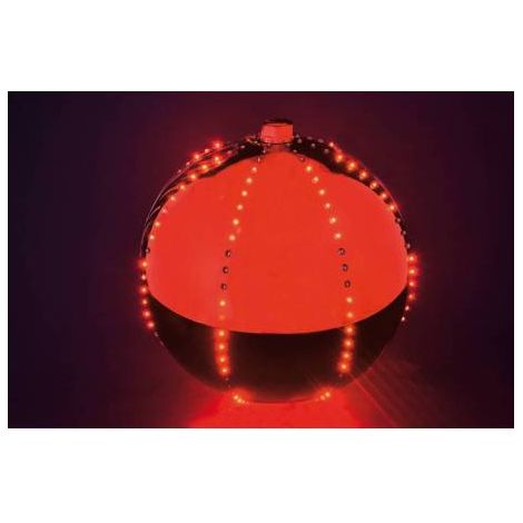 Sfera led rossa 30 cm 240 led
