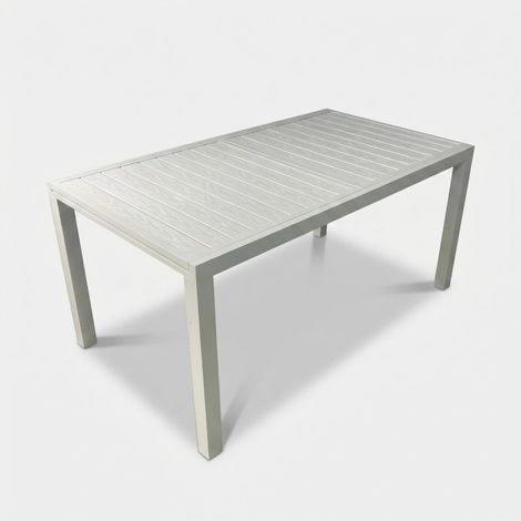 Table rectangulaire extensible en aluminium pour extérieur (1/5)