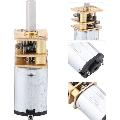 Moteur à engrenages GA12-N20 6 V 50 tr/min (1/5)