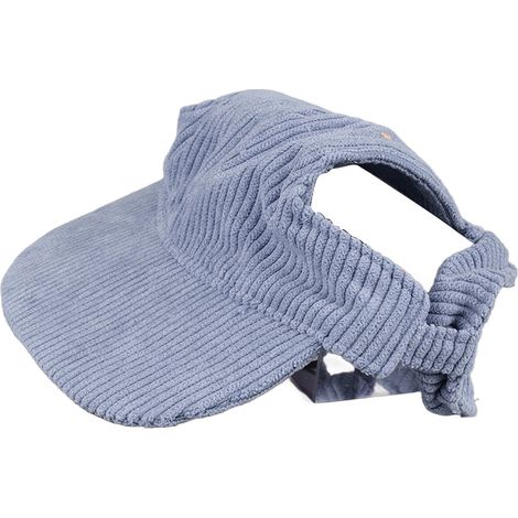 Chapeau de soleil pour chien, mode décontractée, Protection UV, trous d'oreille respirants, réglables, pour animaux de compagnie, voyage en plein air, Camping, bleu XL (1/5)