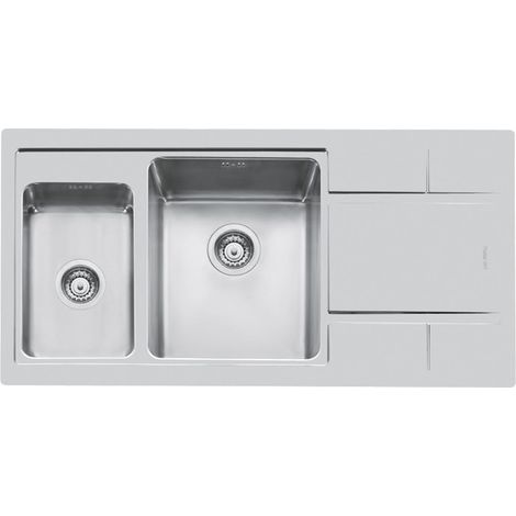 Foster S4000 97.1,5V.FT Lavabo sobre-encimera Rectangular Acero inoxidable (1/2)