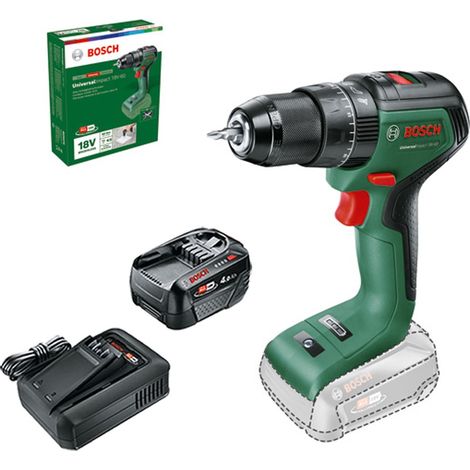 Bosch 06039D7100 Cordless 18v Impact Drill UniversalImpact + 4AH Battery kit