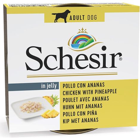 Schesir Dog Pollo con Ananas - Lattina 150 Gr - (1/2)