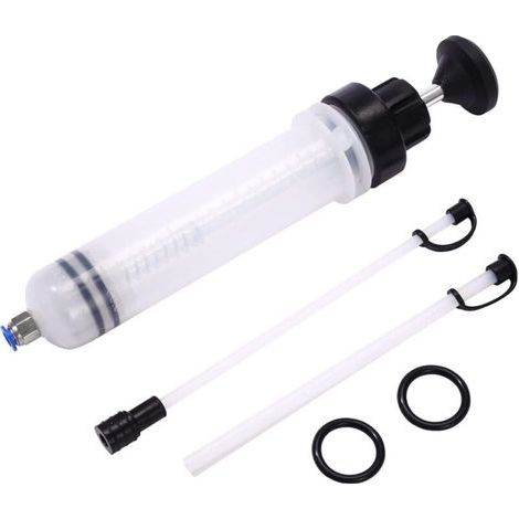 Seringue a Huile,huile Aspiration Seringue-200CC Pompe de Transfert,Pompe D'aspiration D'huile, Huile pour Engrenages Et Extracteur De Liquide De Frein et d'antigel-Outil de Transfert (1/4)