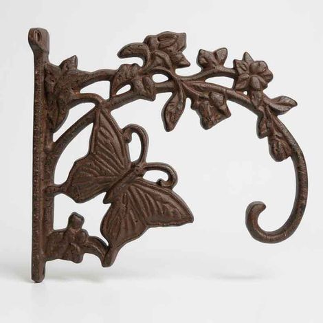 Potence murale papillon en fonte 20x4x17cm (1/2)