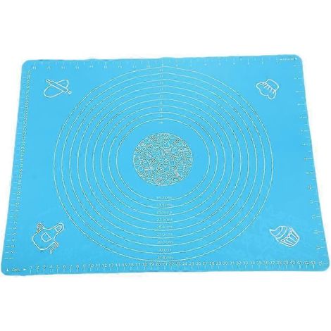 Tapis de cuisson, planche à pâtisserie, dessous de plat pour la cuisson au four-Light blue M