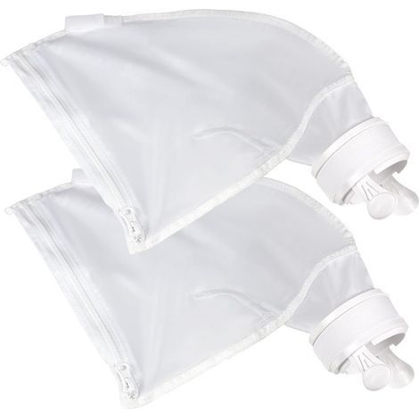 Lot de 2 Sacs à Limon adaptables pour Polaris 280 480 Robot Nettoyeur Piscine. Lot de 2 Sacs filtres Nylon renforcés à Fermeture éclair Zip K13