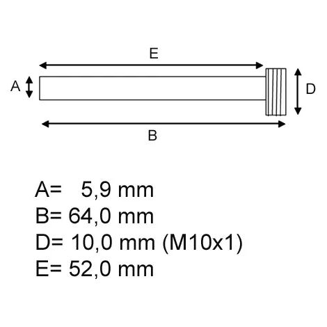 Juego de pasadores para pinzas de freno para el montaje de pastillas (para 1 pinza) Tourmax (PPS-901) (1/2)