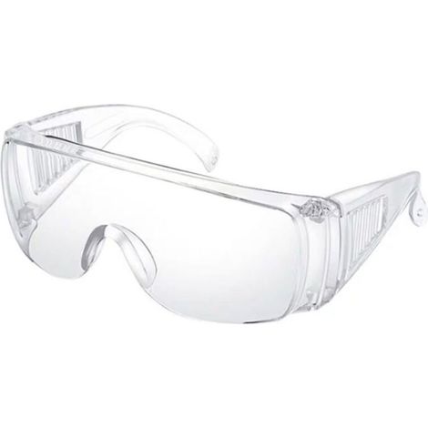 Lunettes coupe-vent à persiennes, lunettes de protection transparentes pour cyclisme, résistantes aux chocs, à la poussière, au brouillard, aux gouttelettes et aux éclaboussures (1/5)
