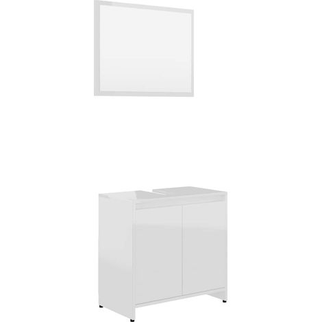 Maison Exclusive - Conjunto de muebles de baño madera contrachapa (1/5)