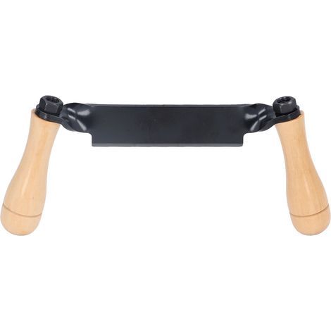 Couteau à tirage droit, manche en bois en acier au tungstène, Type droit, outil de rasage à tirage sûr et Durable pour poteau de clôture en bois de rondins 8 pouces (1/5)