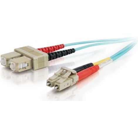 LC-SC 10Gb 50/125 OM3 Duplex Multimode PVC Fiber Optic Cable (LSZH) (1/3)