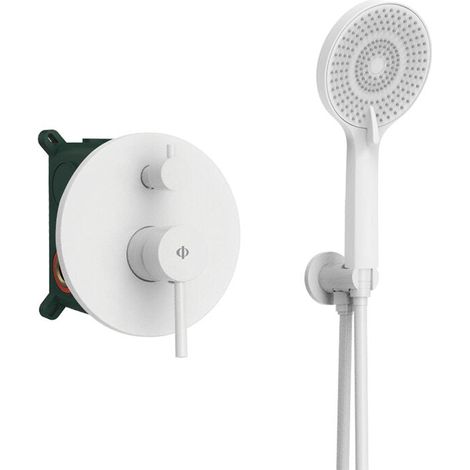 Kit exterior para ducha empotrada Sirio Blanco (1/5)
