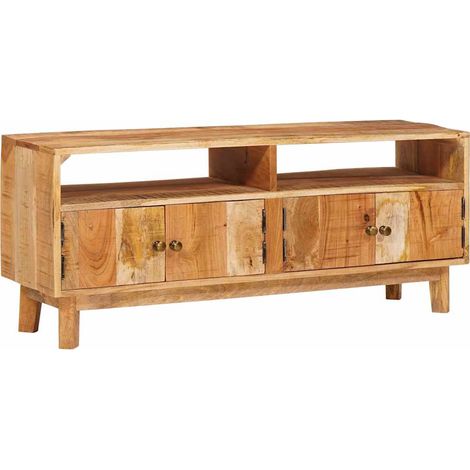 vidaXL  Storage Cabinets  Brown 110 x 30 x 45 cm Solid Mango Wood (1/4)