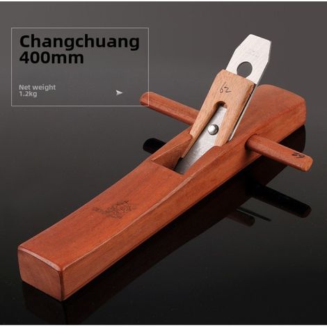 Rabot à main en bois, trépied, vente directe d'usine, rabot en acajou d'Indonésie, mini rabot à main, outils de menuisier (jeu de 400 mm en séquoia) (1/5)