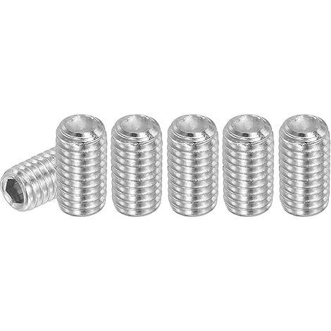 Vis sans tête à six pans creux M6x10mm acier inoxydable 304 (1/5)