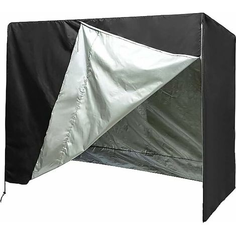 Housse de protection pour balancelle de jardin, 2/3 places, étanche, anti-poussière, anti-UV, indéchirable, pliable pour balancelle de jardin, terrasse, cour(220145170CM) (1/5)