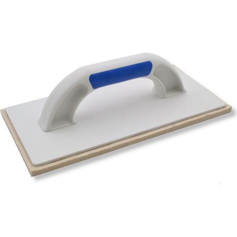DEWEPRO Filzbrett - Kunststoff (PS) Reibebrett mit 6mm Filzbelag für Putz u. Feinputz - 280x140mm - Filzreiber - Putzreiber - Maurerfilz (1/2)