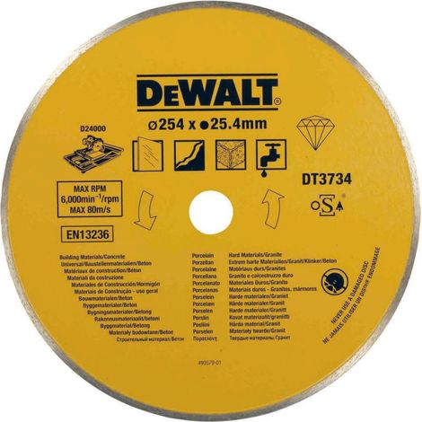 Dewalt DT3734-XJ Fliesen-Sägeblatt 250 mm