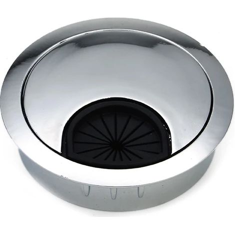 (Ensemble de 4 pièces, 80 mm) Cache-câbles de bureau, organiseur de câbles, accessoires pour meubles