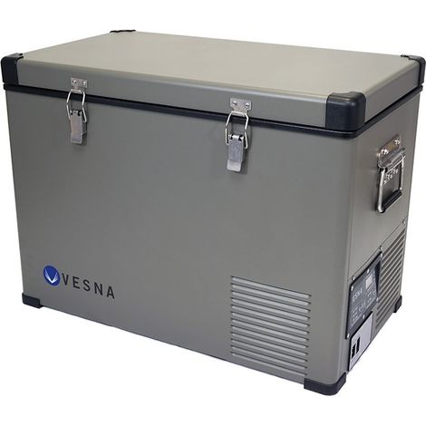 Glacière Electrique à Compression INDEL B STEEL TB46 BLACK - Vesna (1/4)