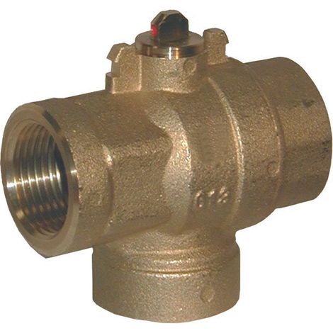 Valvola a sfera motorizzata a 3 vie deviatrice a 3 fori 3/4"ff